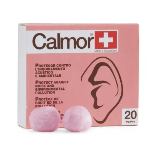 CALMOR Woskowe zatyczki do uszu, 20 sztuk