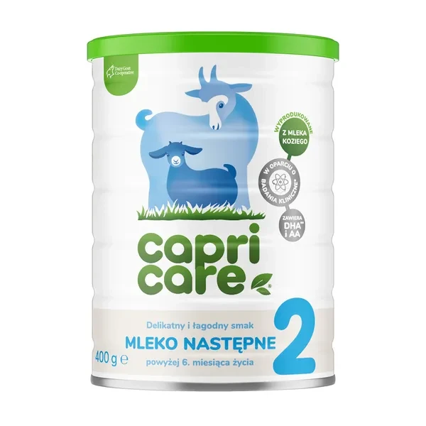 Capricare 2 Mleko następne oparte na mleku kozim od 6 miesięcy, 400 g