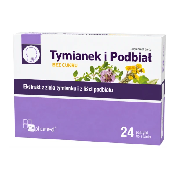 Cephamed Tymianek i Podbiał, 24 pastyl.