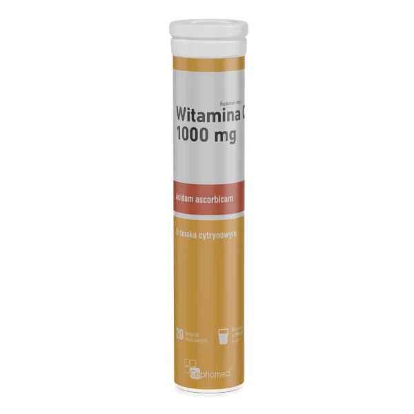 CEPHAMED Witamina C 1000 mg, 20 tabl. mus.