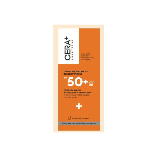 CERA+ SOLUTIONS Krem SPF50 na przebarwienia 50 ml