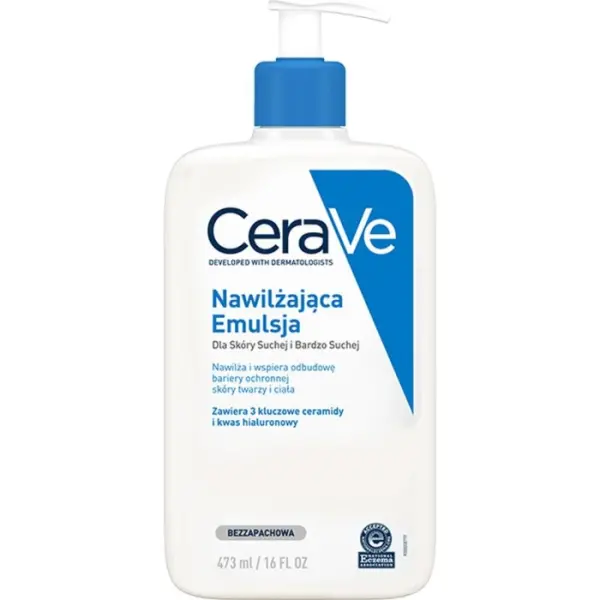 CERAVE Emulsja nawilżająca do skóry normalnej i suchej, 473 ml