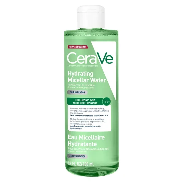 CeraVe Płyn micelarny nawilżający do skóry normalnej, suchej i wrażliwej, 400 ml