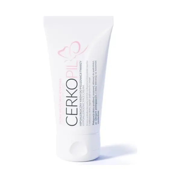 CERKOPIL Krem do pielęgnacji twarzy hipoalergiczny, 50 ml