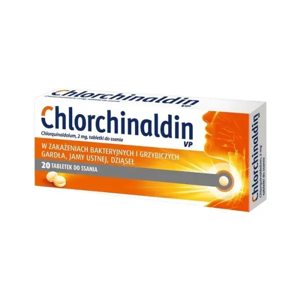 Chlorchinaldin VP, 20 tabletek