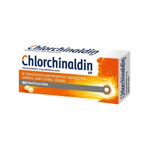Chlorchinaldin VP, 40 tabletek