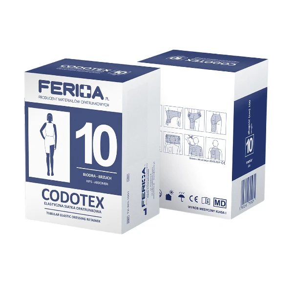 Codotex Siatka opatrunkowa elastyczna NR 10