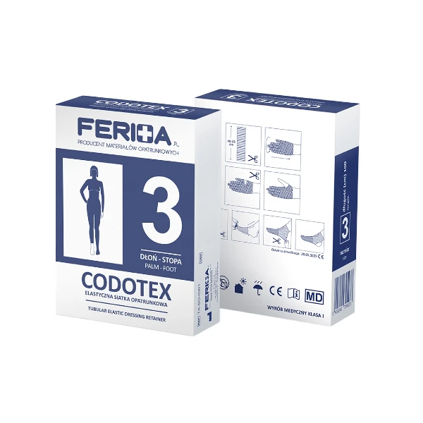 Codotex Siatka opatrunkowa elastyczna NR 3