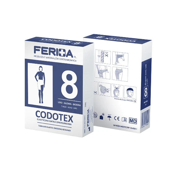 Codotex Siatka opatrunkowa elastyczna NR 8