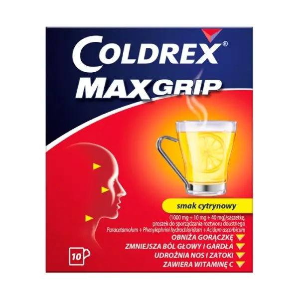 COLDREX MaxGrip, 10 saszetek