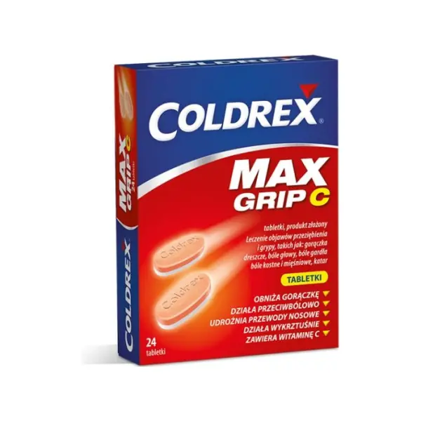 COLDREX MaxGrip C, 24 tabletki
