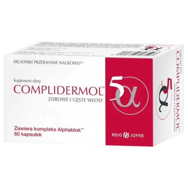 Complidermol 5alfa 60 kapsułek
