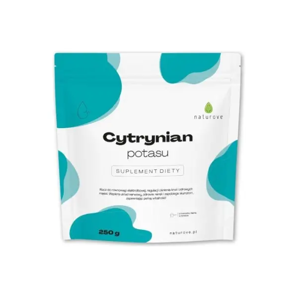 Cytrynian potasu naturove, 250 g