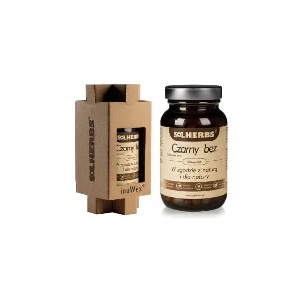 Czarny bez SOLHERBS 60 kapsułek