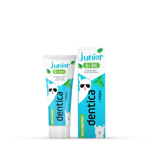 Dentica By Tołpa Junior Pasta do mycia zębów miętowa 6+, 50 ml