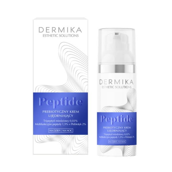 DERMIKA Esthetic Solutions Peptide Prebiotyczny Krem ujędrniający na dzień i na noc, 50 ml