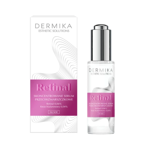 DERMIKA Esthetic Solutions Retinal Skoncentrowane Serum przeciwzmarszczkowe na noc, 30 ml