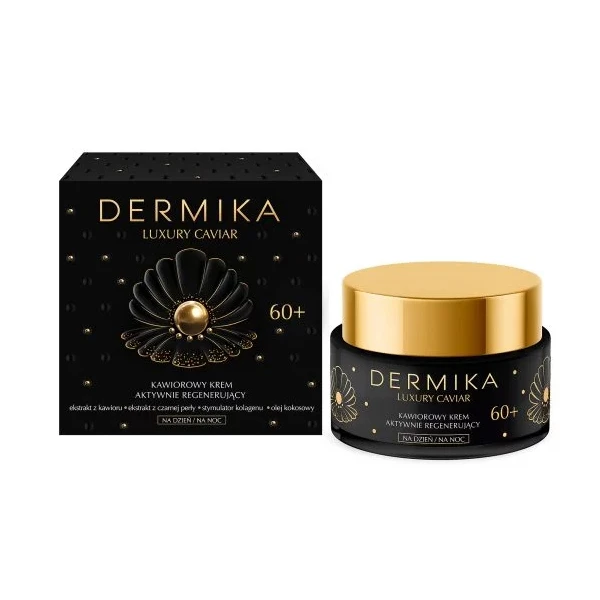 DERMIKA Luxury Caviar Kawiorowy krem regenerujący 60+ dzień/ noc, 50 ml