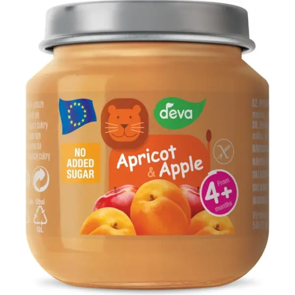 Deserek morela z jabłkiem DEVA 125g