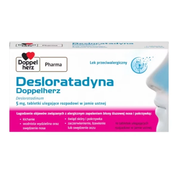 Desloratadyna Doppelherz 5mg, 10 tabletek