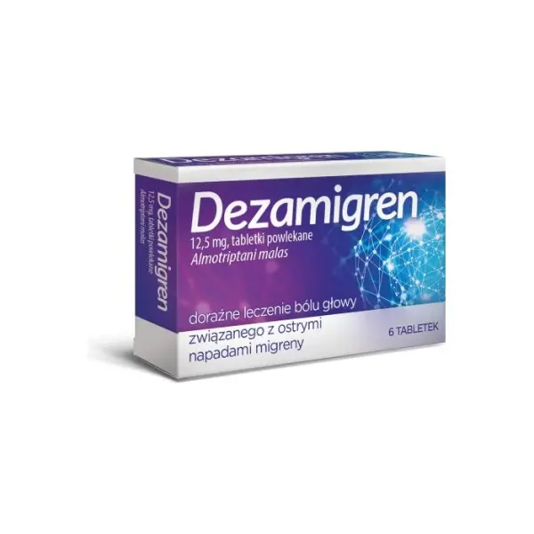 DEZAMIGREN 12,5 mg, 6 tabletek