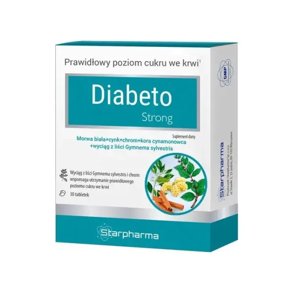 DIABETO Strong, 30 tabletek