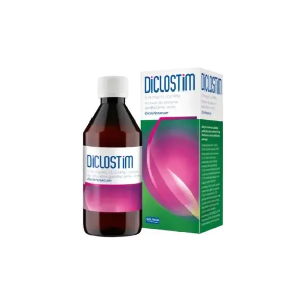 DICLOSTIM płyn do płukania jamy ustnej i gardła, 150 ml