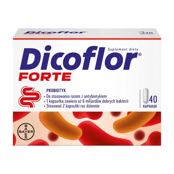 Dicoflor Forte, 40kaps.