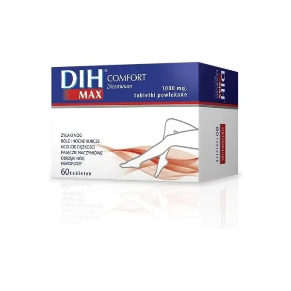DIH MAX COMFORT 1 g 60 tabletek powlekanych