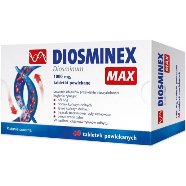 Diosminex Max 1000mg 60 tabletek