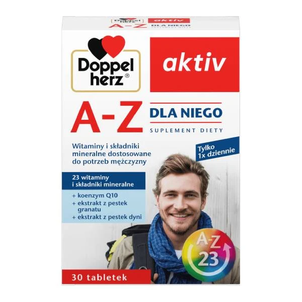 Doppelherz Aktiv A-Z dla niego, 30 tabletek