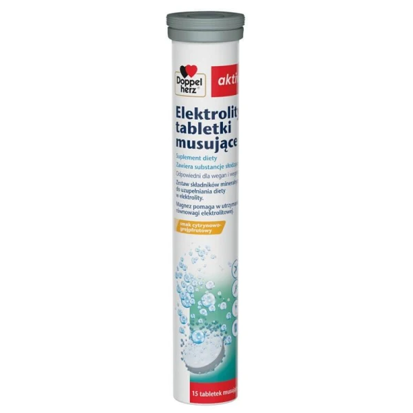 Doppelherz Aktiv Elektrolity, 15 tabletek musujących