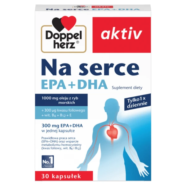 Doppelherz Aktiv Na Serce EPA + DHA, 30 kapsułek
