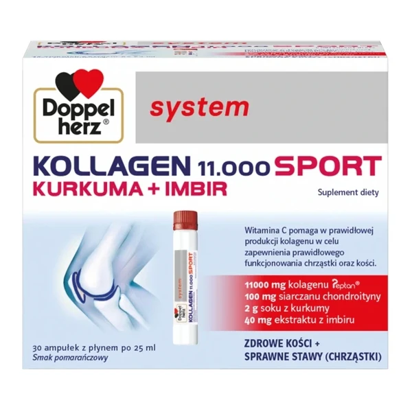 Doppelherz system Kollagen 11.000 Sport, 30 szt.