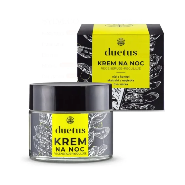 Duetus Krem na noc dla mężczyzn, 50 ml