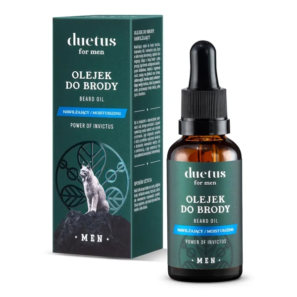 Duetus Olejek do brody for men nawilżający, 30 ml