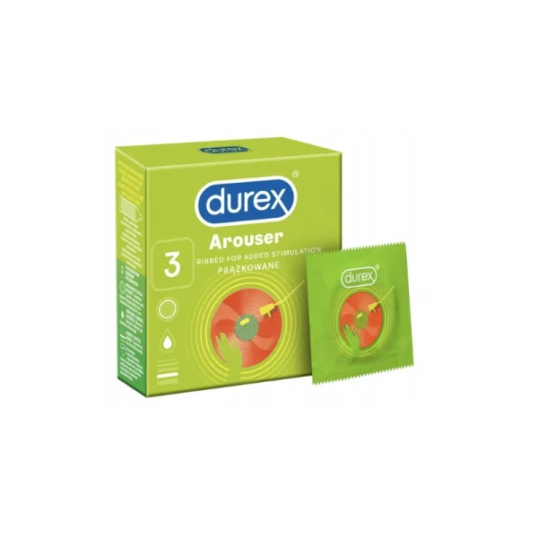 Durex Arouser Prezerwatywy, 3 sztuki