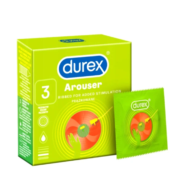 Durex Arouser Prezerwatywy, 3 sztuki