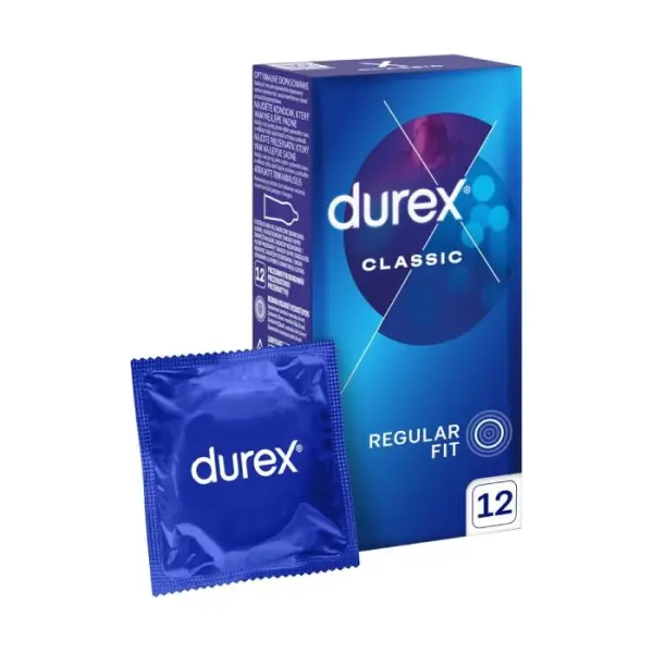 DUREX Classic Prezerwatywy, 12 sztuk