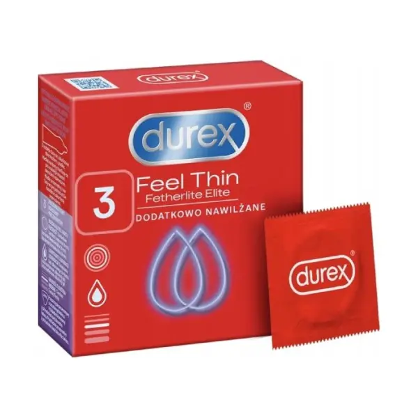 DUREX Fetherlite Elit prezerwatywy ultracienkie 3szt.