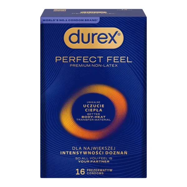 Durex Perfect Feel Prezerwatywy, 16szt.