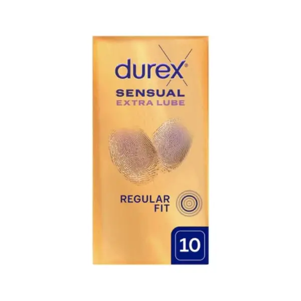 Durex Sensual Extra Lube Prezerwatywy 10 sztuk