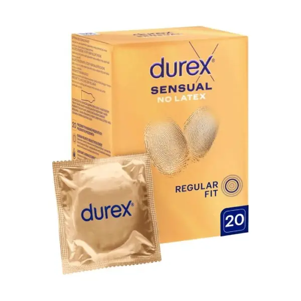 Durex Sensual No Latex Prezerwatywy nielateksowe 20szt.