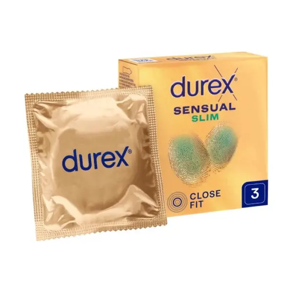 Durex Sensual Slim Prezerwatywy supercienkie 3szt.