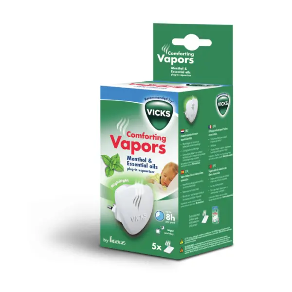 Dyfuzor olejków do kontaktu VICKS z 5 wkładami