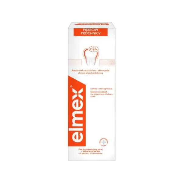 ELMEX Płyn do płukania jamy ustnej przeciw próchnicy, 400 ml