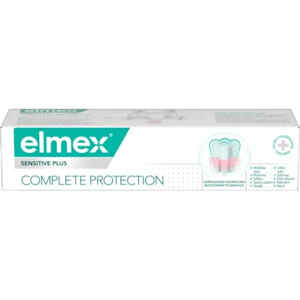 ELMEX Sensitiv Plus pasta do zębów, 75 ml