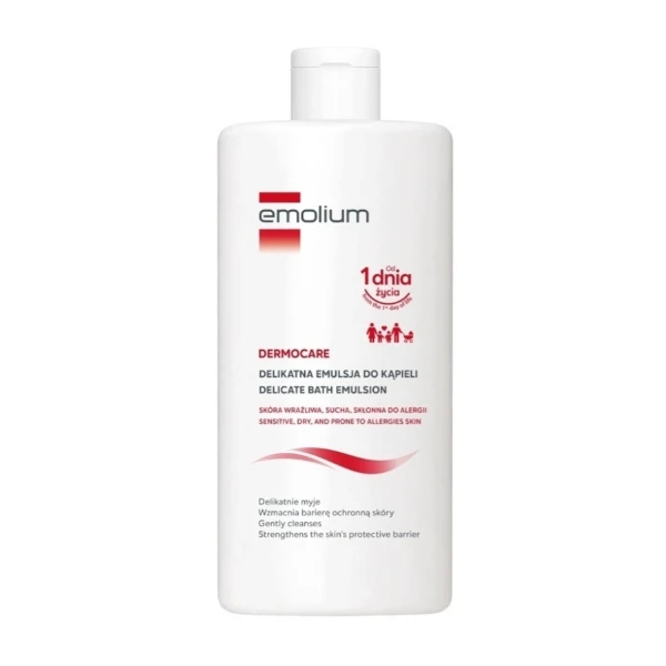 EMOLIUM Dermocare Emulsja do kąpieli delikatna od 1 dnia życia, 750 ml
