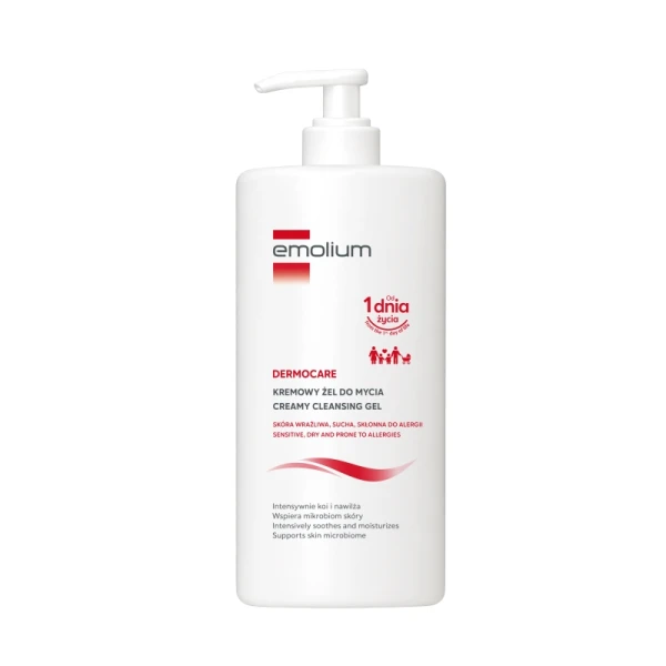 EMOLIUM Dermocare Żel do mycia kremowy od 1 dnia życia, 750 ml