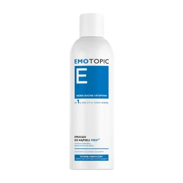 EMOTOPIC Med+ Emulsja do kąpieli do codziennego stosowania od 1 dnia życia, 400 ml